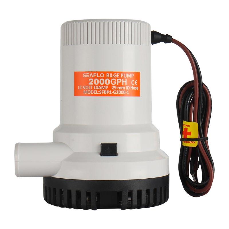SEAFLO Bilge 01 Series Bilge Pump 12/24V 2000 GPH Non-A | 4Boats
