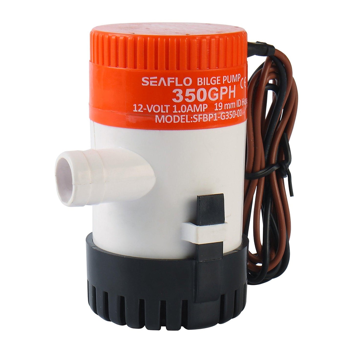 SEAFLO 12V 350GPH Bilge Pump Non-Automatic Marine Boat Submersible BP1G35001