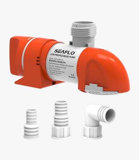 Seaflo 24V 1100GPH Low Profile Bilge Pump BP2G110014C Non-Auto Marine Boat