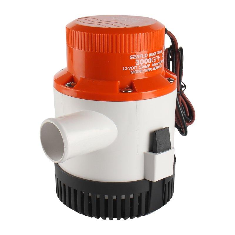 SEAFLO 24V 3000 GPH Submersible Bilge Pump Non-Automatic 01 Series BP2G300001