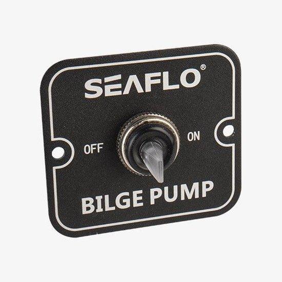 SEAFLO Marine Bilge Pump 2-Way Switch Panel 12V/24V ON-OFF Aluminum SP02