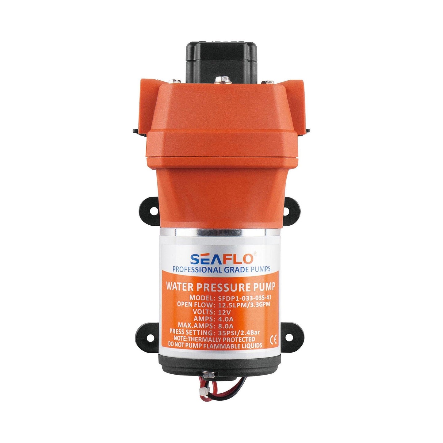 Seaflo 41 Series Water Pressure Pump 12V 3.3GPM 35PSI Marine RV SFDP1-033-035-41