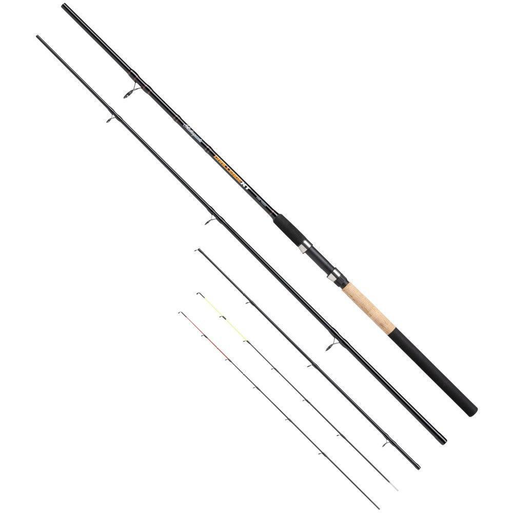 Shakespeare Challenge XT Feeder 12ft 5+2pc Travel Fishing Rod - 2 Quiver Tips