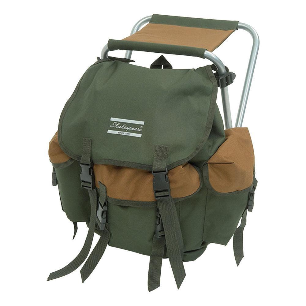 Shakespeare Folding Stool With Back Pack