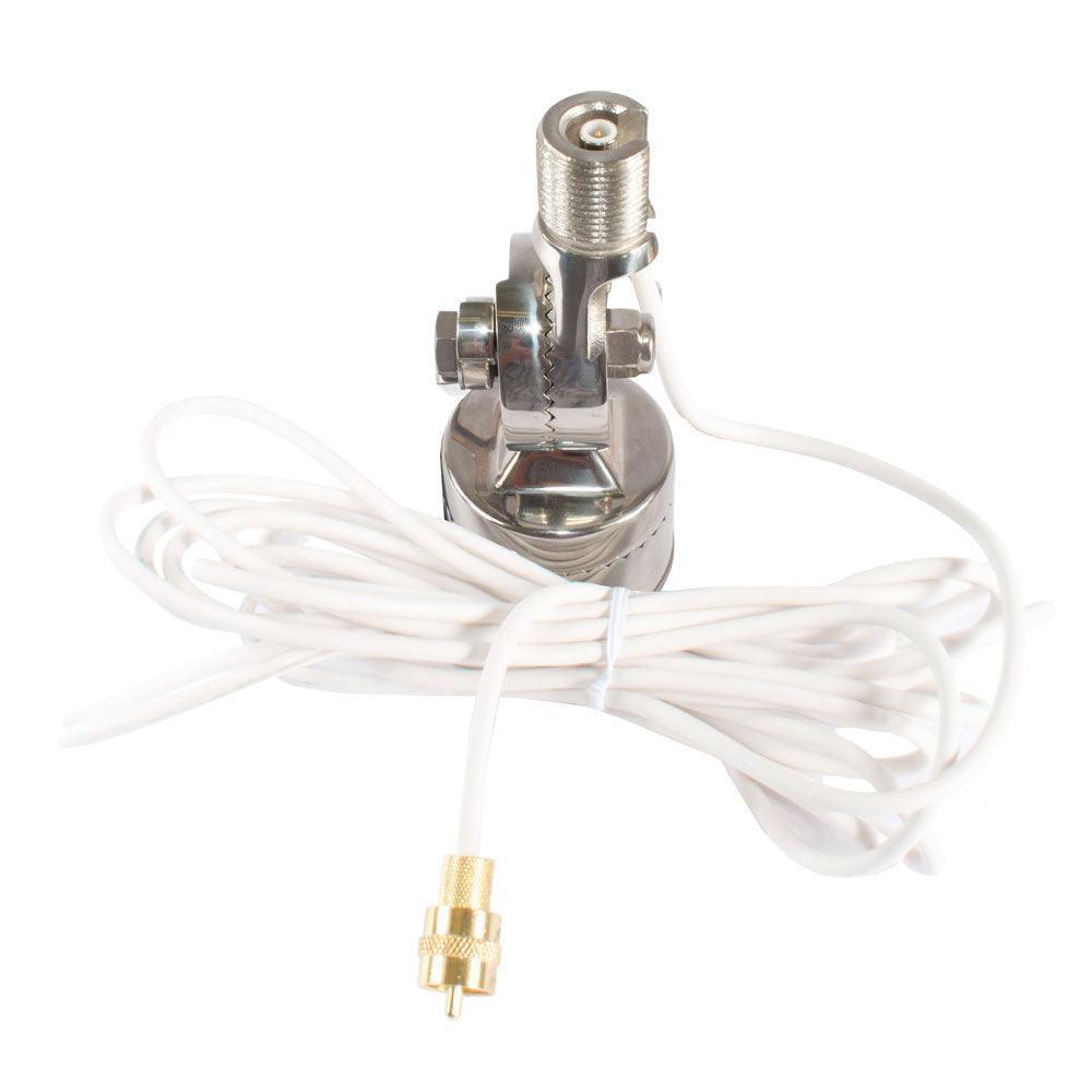 Shakespeare QuickConnect stainless steel rail mount | 4Boats