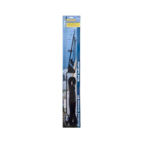3x Shakespeare V-Tronix Hawk 0.9m Stainless Steel VHF Antenna Pack YHK-P3