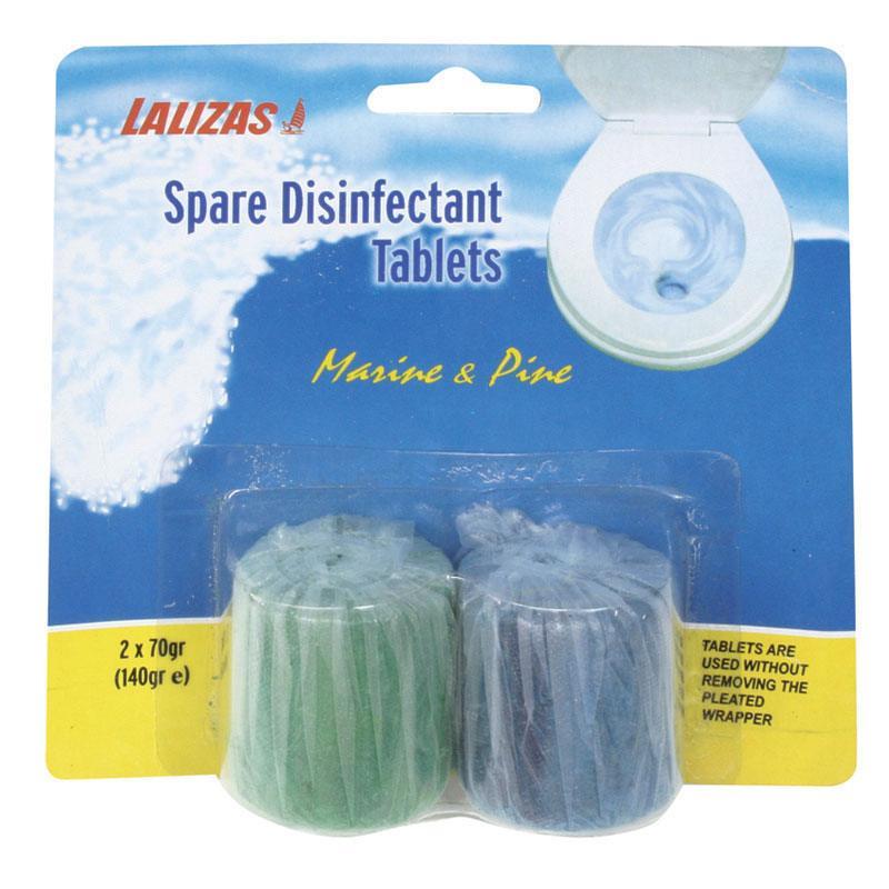 Lalizas DSRU Marine Toilet Disinfectant Tablets 2 Pack Marine Pine 11866
