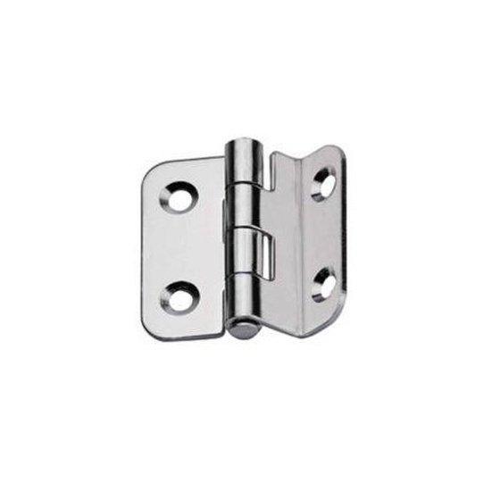 Square Doorstop Right‑Angle Hinge Inox 316 35×35×2mm | 4Boats