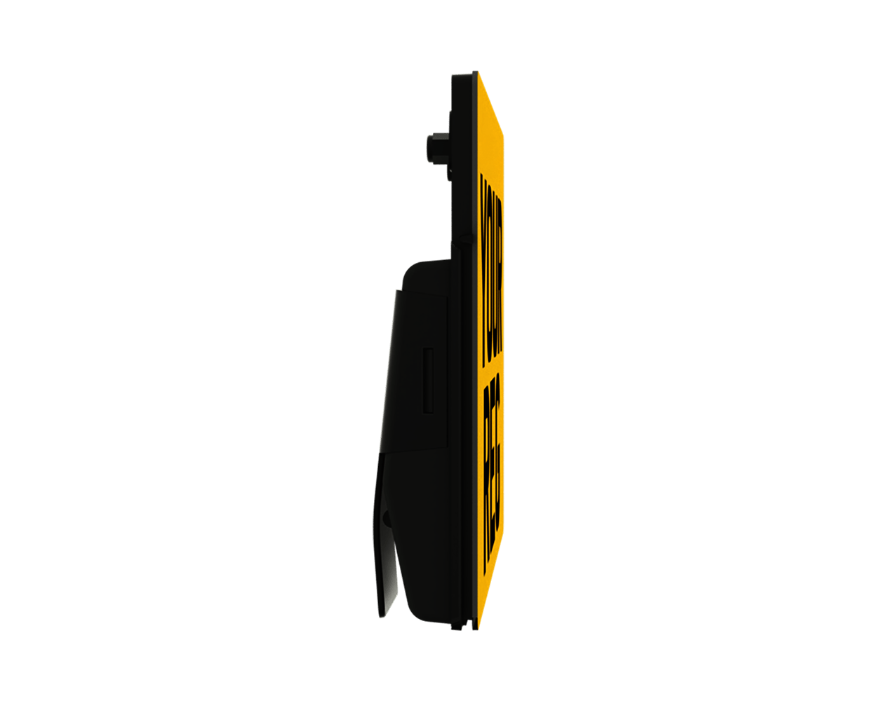 Motorbike alarm plate