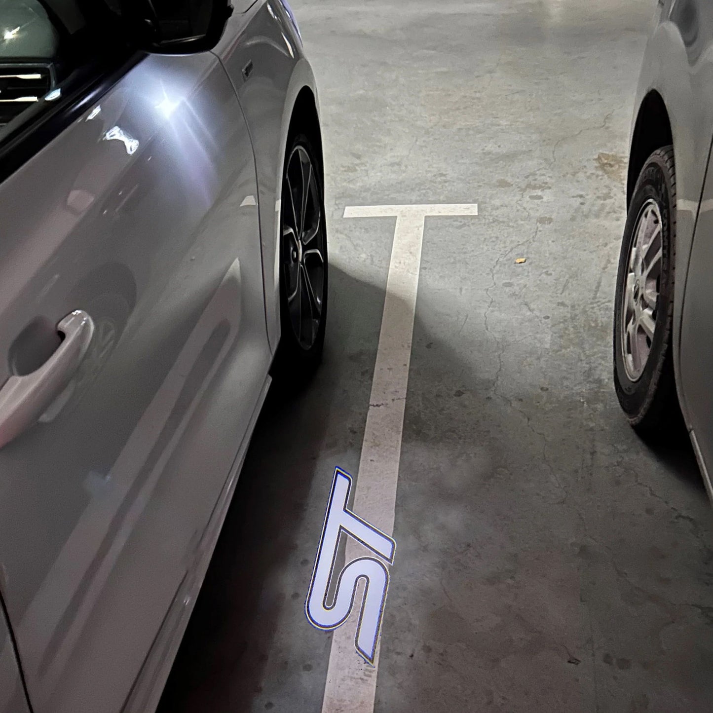 “ST” Emblem Replacement Puddle Unit - MK4 / MK4.5 Focus ST (Multiple Colours)