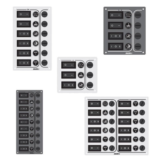 Switch SP4 Ultra 4-Way Inox 316 Switch Panel 12/24V | 4Boats