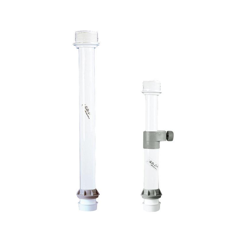 Table Pedestal Fixed Aluminium Ø60 × 770mm White | 4Boats