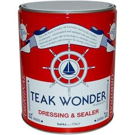 Teak Wonder Dressing & Sealer 1L - Non-Oil UV Marine Wood Protector Sealer 60101