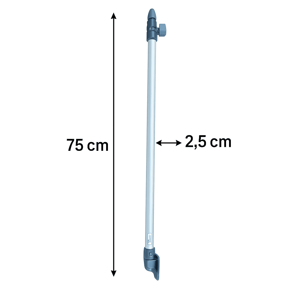 Telescopic Canopy Support with Deck Hinge | 4Boats