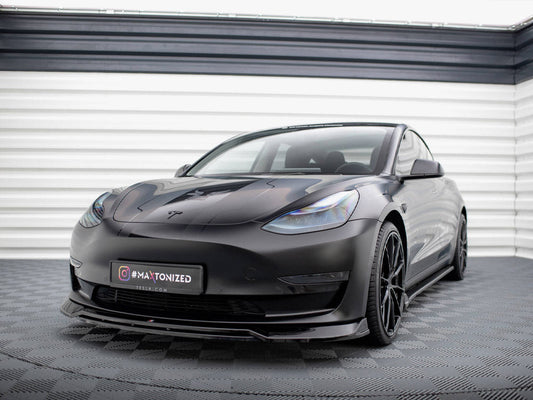 Maxton Design - FRONT SPLITTER V.3 TESLA MODEL 3 (2017-2023)