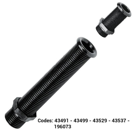 Thru-Hull Stand Flange 22 mm (7/8 in) 62 mm Black | 4Boats