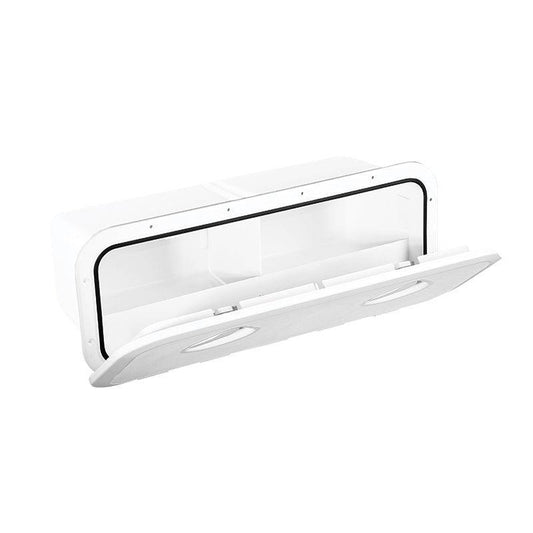 TOP LINE Storage Hatch 243 × 607mm White | 4Boats