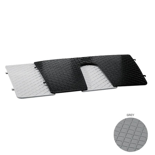 Transom Pad 450 × 360 mm with cleft, Grey | 4Boats