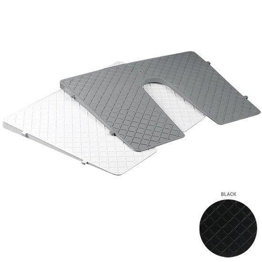 Transom Pad Tilted 450 × 360 mm Black | 4Boats