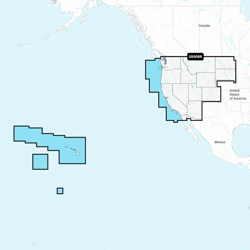 Garmin Navionics+ Chart: US008R - U.S. West