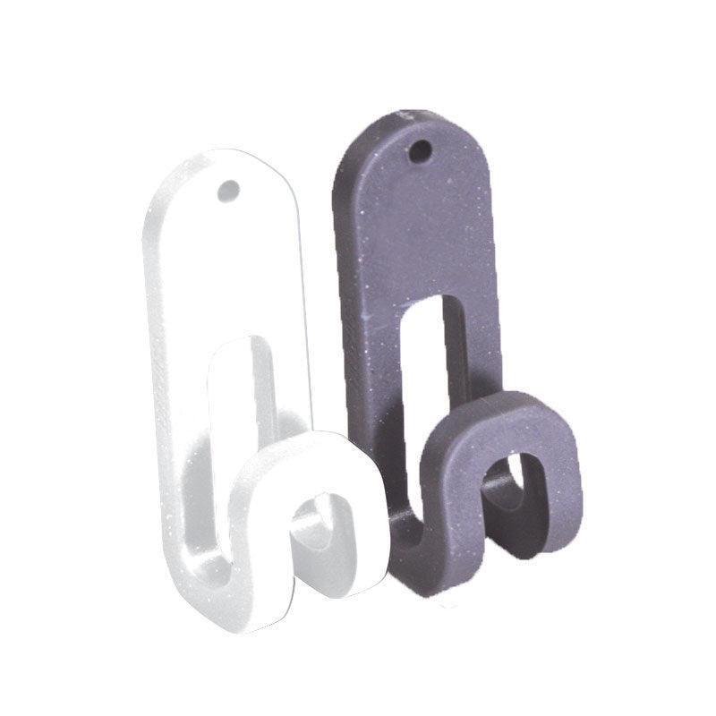 Utility Hook Store-All 7.5 × 2.5 × 3cm Pack of 2 - White | 4Boats