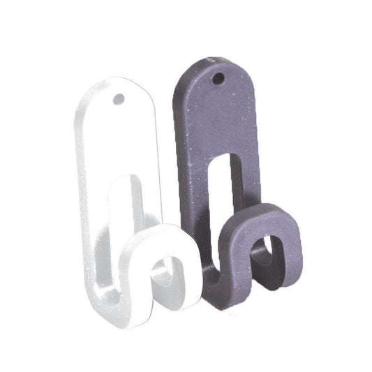 Utility Hook Store-All 7.5 × 2.5 × 3cm Pack of 2 - White | 4Boats