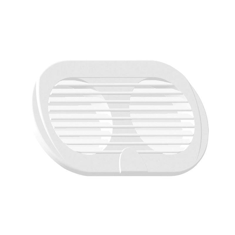 Vent Double Shaft Grille 195 × 105 mm White | 4Boats