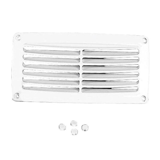 Ventilation Shaft Grille Cover 206 × 105 mm White | 4Boats