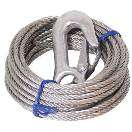 Winch 5 mm cable with hook 6 m 1,700 kg | 4Boats